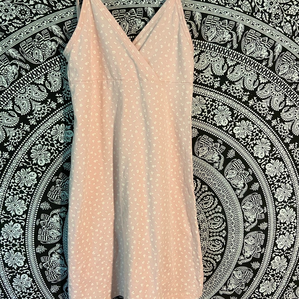 Pink floral amara dress